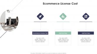 Ecommerce License Cost In Powerpoint And Google Slides Cpb