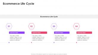 Ecommerce Life Cycle In Powerpoint And Google Slides Cpb