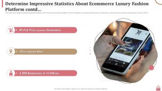 Ecommerce luxury fashion platform pitch deck ppt template