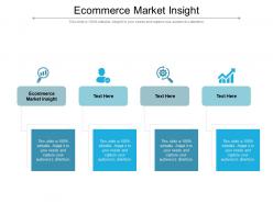 Ecommerce market insight ppt powerpoint presentation file vector cpb