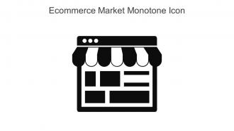 Ecommerce Market Monotone Icon In Powerpoint Pptx Png And Editable Eps Format