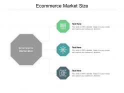 Ecommerce market size ppt powerpoint presentation gallery example introduction cpb
