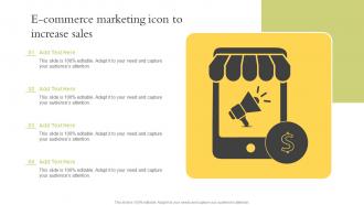 Ecommerce Marketing Icon To Increase Sales