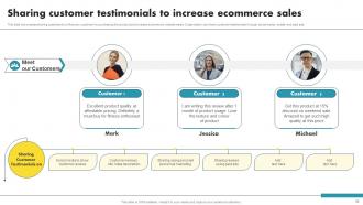 Ecommerce Marketing Ideas to Grow Online Sales complete deck Content Ready Adaptable