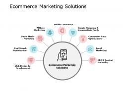 Ecommerce marketing solutions ppt powerpoint presentation file information