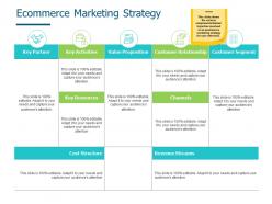 Ecommerce marketing strategy cost structure ppt powerpoint presentation summary demonstration