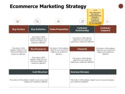 Ecommerce marketing strategy customer relationship cost structure ppt powerpoint presentation layouts styles