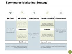 Ecommerce marketing strategy customer segment a700 ppt powerpoint presentation icon show