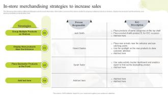 Ecommerce Merchandising Strategies In Store Merchandising Strategies To Increase Sales
