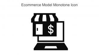 Ecommerce Model Monotone Icon In Powerpoint Pptx Png And Editable Eps Format
