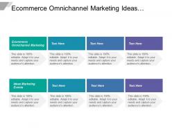Ecommerce omnichannel marketing ideas marketing events cpb