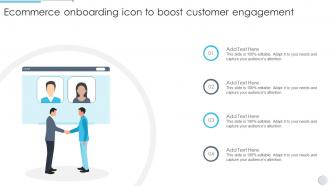 Ecommerce Onboarding Icon To Boost Customer Engagement