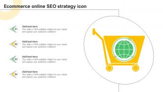 Ecommerce Online SEO Strategy Icon
