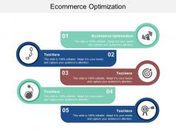 Ecommerce optimization ppt powerpoint presentation styles show cpb
