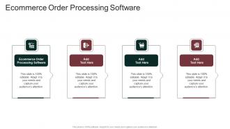 Ecommerce Order Processing Software In Powerpoint And Google Slides Cpb