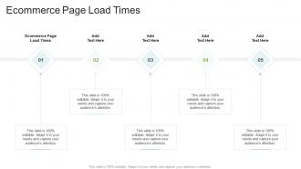 Ecommerce Page Load Times In Powerpoint And Google Slides Cpb