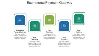 Ecommerce payment gateway ppt powerpoint presentation ideas smartart cpb