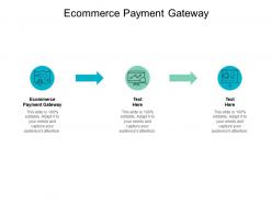 Ecommerce payment gateway ppt powerpoint presentation layouts graphic images cpb