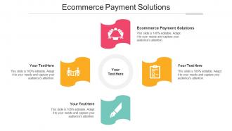 Ecommerce Payment Solutions Ppt Powerpoint Presentation Portfolio Rules Cpb