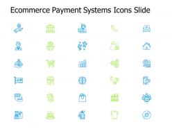 Ecommerce payment systems icons slide growth ppt powerpoint presentation file ideas