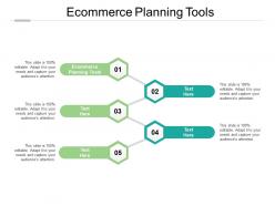 Ecommerce planning tools ppt powerpoint presentation summary graphics cpb
