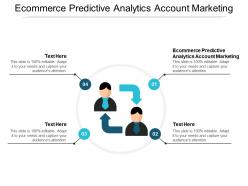 Ecommerce predictive analytics account marketing ppt powerpoint presentation icon layouts cpb