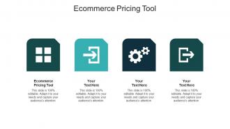 Ecommerce pricing tool ppt powerpoint presentation professional graphics download cpb