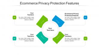 Ecommerce privacy protection features ppt powerpoint presentation visual aids backgrounds cpb