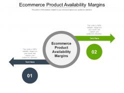 Ecommerce product availability margins ppt powerpoint file professional cpb