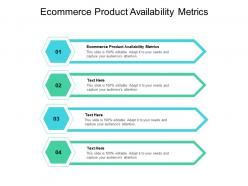 Ecommerce product availability metrics ppt powerpoint presentation images cpb