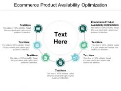 Ecommerce product availability optimization ppt powerpoint presentation gallery icon cpb