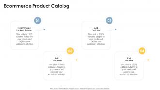 Ecommerce Product Catalog In Powerpoint And Google Slides Cpb