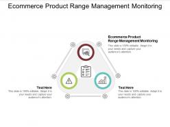 Ecommerce product range management monitoring ppt powerpoint presentation model cpb