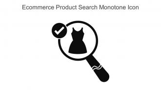 Ecommerce Product Search Monotone Icon In Powerpoint Pptx Png And Editable Eps Format