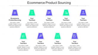 Ecommerce Product Sourcing Ppt Powerpoint Presentation Templates Cpb
