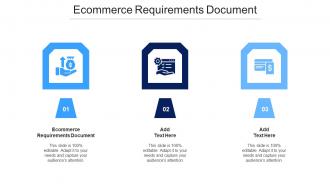 Ecommerce Requirements Document Ppt Powerpoint Presentation Slides Tips Cpb
