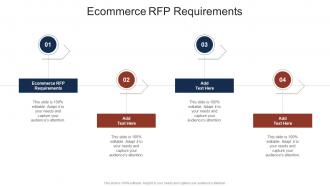 Ecommerce RFP Requirements In Powerpoint And Google Slides Cpb