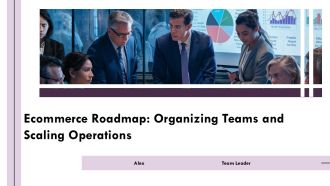 Ecommerce Roadmap Organizing Teams And Scaling Operations PPT Outline AT