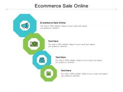 Ecommerce sale online ppt powerpoint presentation outline slide download cpb