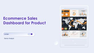 Ecommerce Sales Dashboard For Product PPT Template AT
