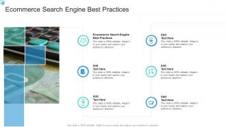 Ecommerce Search Engine Best Practices In Powerpoint And Google Slides Cpb