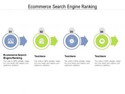 Ecommerce search engine ranking ppt powerpoint presentation gallery display cpb