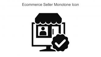 Ecommerce Seller Monotone Icon In Powerpoint Pptx Png And Editable Eps Format