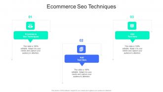Ecommerce SEO Techniques In Powerpoint And Google Slides Cpb