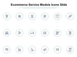 Ecommerce service models icons slide social l856 ppt ideas