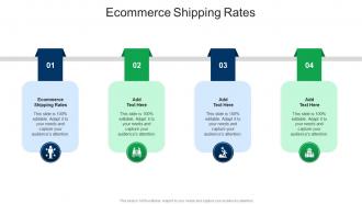 Ecommerce Shipping Rates In Powerpoint And Google Slides Cpb