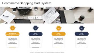 Ecommerce Shopping Cart System In Powerpoint And Google Slides Cpb