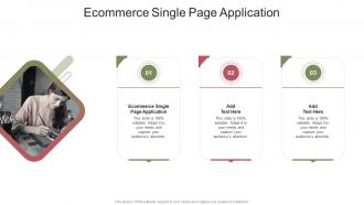 Ecommerce Single Page Application In Powerpoint And Google Slides Cpb