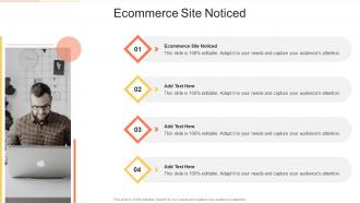 Ecommerce Site Noticed In Powerpoint And Google Slides Cpb