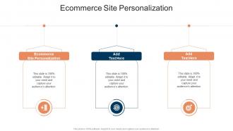 Ecommerce Site Personalization In Powerpoint And Google Slides Cpb